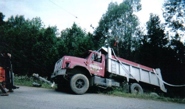 dump truck off-road
